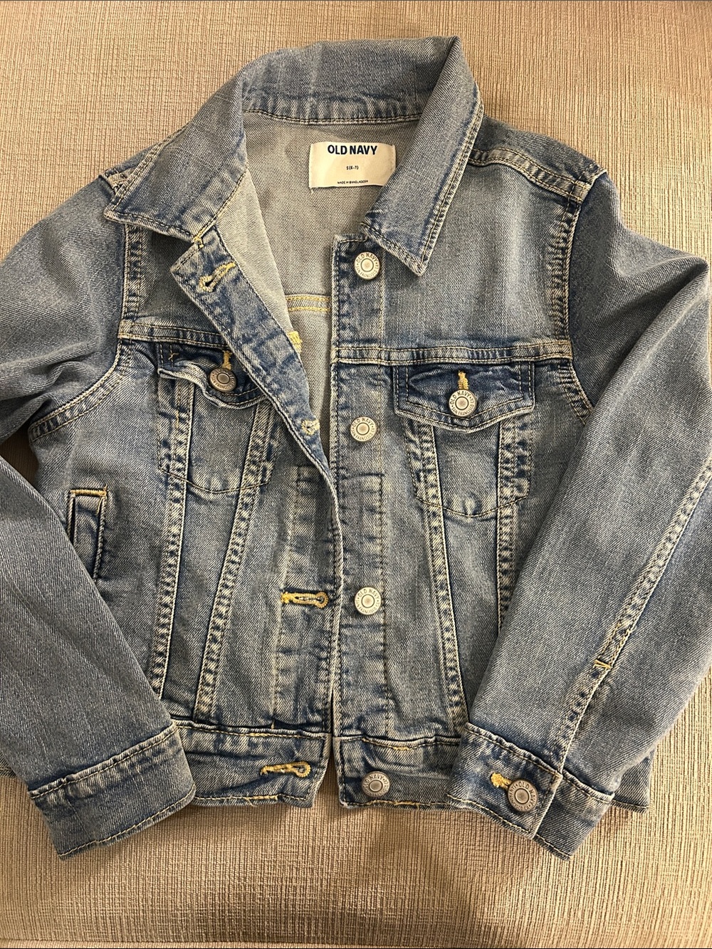 Old Navy Light Wash Denim Jacket for Kids